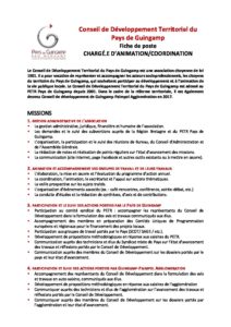 Fiche De Poste Teleconseiller